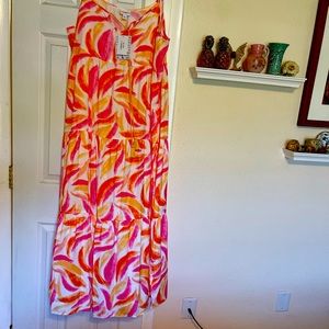 LuLaRoe Resort Wear Carina LG dress. NWT.